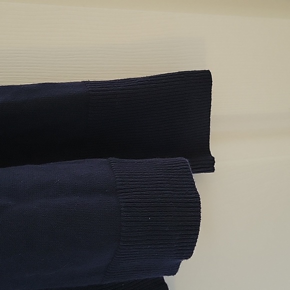 Navy Blue Open Cardigan - Picture 4 of 9